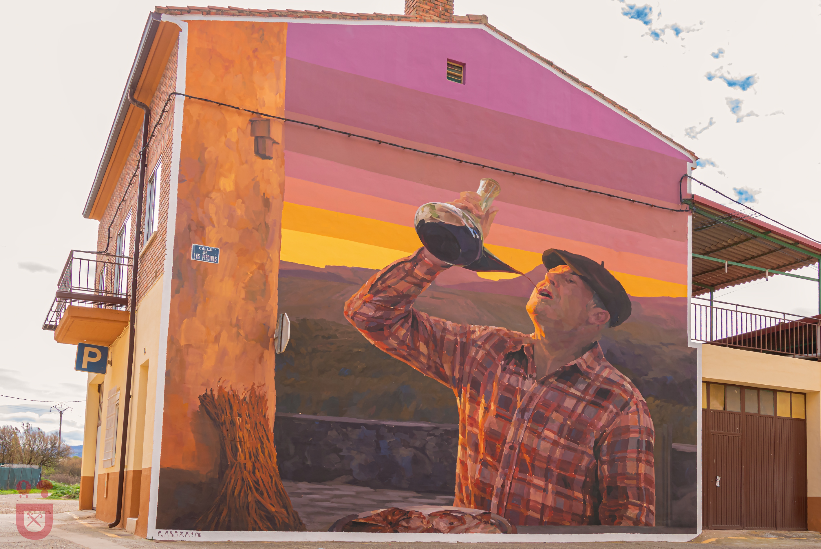 MURAL BASADO EN LA TRADICIÓN RIOJANA DEL ENCUENTRO